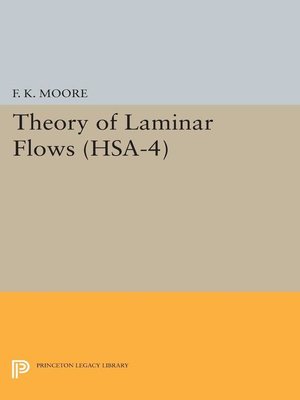 cover image of Theory of Laminar Flows. (HSA-4), Volume 4
